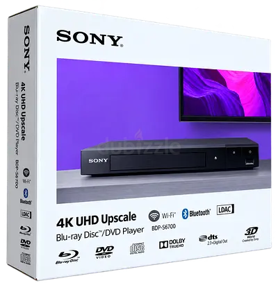 Sony BDP-S6700 region free Multi All Zone Blu-ray player 4k Upconversion 3D smart wifi