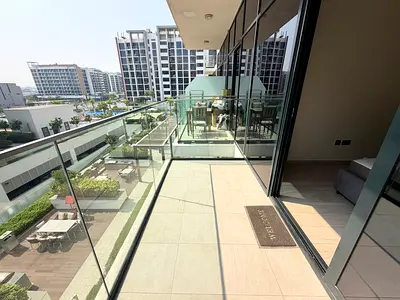 Poolside Serenity | Studio with Large Balcony – 367 Sqft