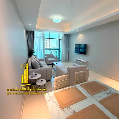 Luxury Apartment | 1-BR Fully Furnished | Gym, Pool, Parking | Open view | For Monthly Rent | In a prime location in Ajman– All Bills & Wi-Fi Included