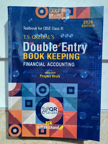 TS Grewal Class 11 Accountancy Textbook 2026 Edition