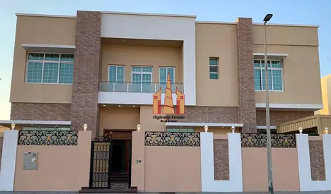 Brand new luxury 5 bedroom villa sale 2.8m All master room hall Majlis Maid room balcony parking