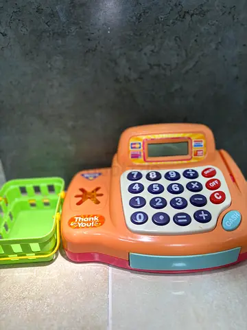 shopping toy with basket