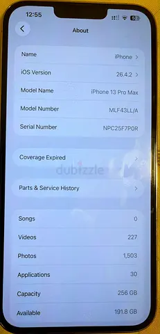 iPhone 13 Pro Max 256GB Scratch less- 82% battery Health