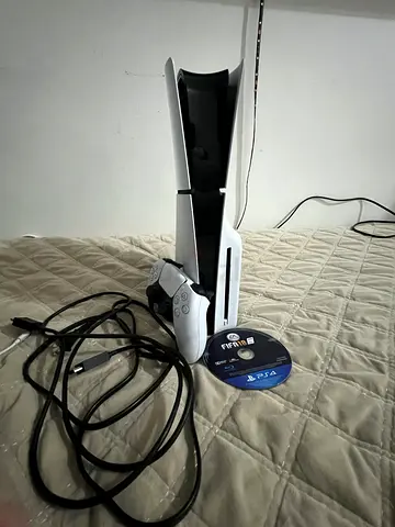 PlayStation 5 Console with Controller, Cables and Game Disc - Used