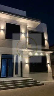 Modern Two-Storey Villa for Rent in Al Tarfa | 5 Master Bedrooms | Private Garden | 4-Car Garage