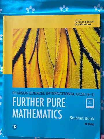 Further Pure Mathematics Pearson Edexcel International GCSE (9-1) student book