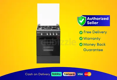 Nikai 50x55 Full Safety 4 Burner Gas Cooker, | New | Warranty | FREE Delivery