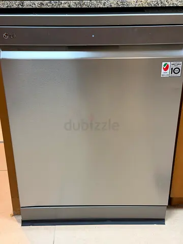 LG 10 Programs 14 Place Settings Free standing Steam Dishwasher, Noble Stainless Steel - DFB325HS,