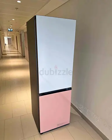 Svmsung bespoke bottem pink and white color front glass good condition