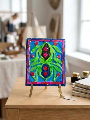 Hand-painted concrete Decorative 2 years old painted by a great painter Haider