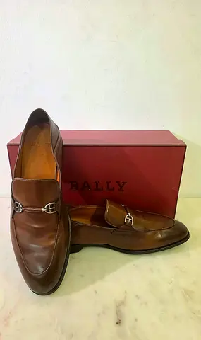 Bally Shoes –  Weliton/32 Swiss-Made Leather Loafers. 100% Original & Authentic