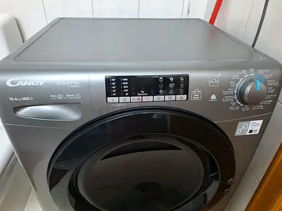 Candy 10+6kg Front Load Washing Machine - Grey, Good Working Condition (available by 5-7th Nov)