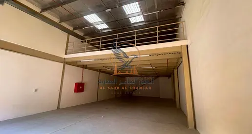 Commercial Warehouse for Rent in Al Jurf Industrial 2 – Main Road | 2,940 Sq. Ft. | Mezzanine | Fire System