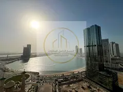 Stunning 2BR Waterfront Apartment in Al Mamzar | Chiller Free | Sea View & Storage Room