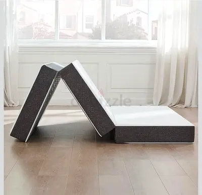 2x Foldable Tri-Fold Foam Guest Mattress