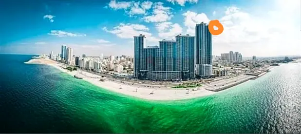 2 Bed room apt in Cornich Tower ,1924 sft, sea facing w 360 degree views