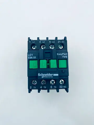 Schneider Electric EasyPact TVS 3-Pole AC Contactor LC1E0601B5S250 – 6A 2.2kW (400V) with 24V AC