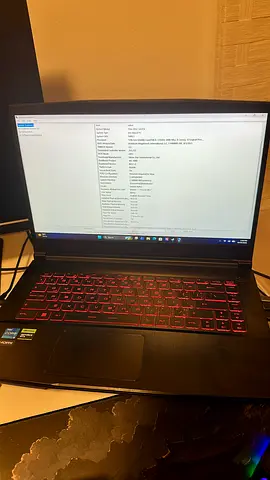 Gaming Laptop - MSI THIN GF63 12UCX