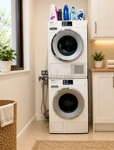 Miele 9kg Stacked washer and dryer set With Wi-Fi Smart System- good working condition