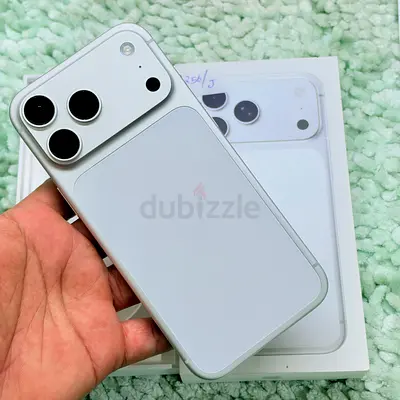 IPHONE 17 PRO MAX 256GB STORAGE SLIVER TITANIUM