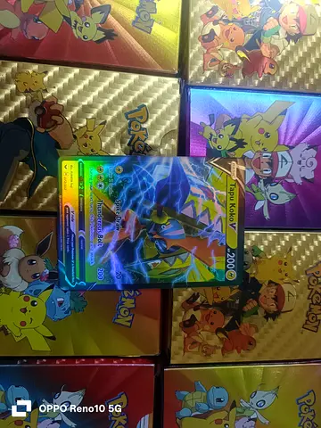 Rare and real tapu koko card in a good condition for only 5 dhs and I am giving one free card