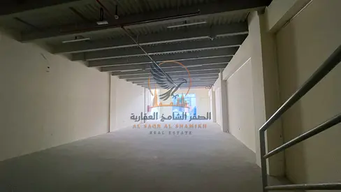 Huge commercial showroom for annual rent with a spacious mezzanine modern fire system wide side street ready for immediate business launch