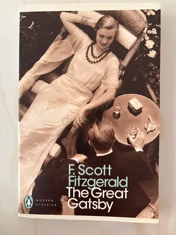 Book: The Great Gatsby, by F. Scott Fitzgerald