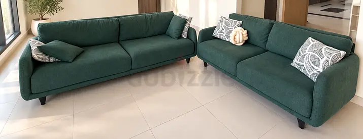3 seater sofa and 2 Seater Fabric Sofas(2pcs) - Good Condition