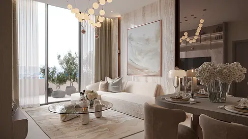 Pool View | Luxurious 1 Bed | Branded | Premium Interior | 60/40 PP | Book Now!