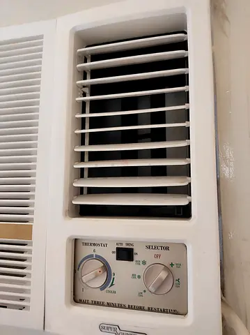 Used Window Air Conditioner - Compact Unit, Working Condition
