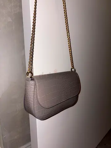 Crocodile Embossed crossbody bag