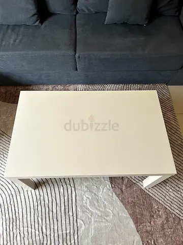 White coffee table - good condition