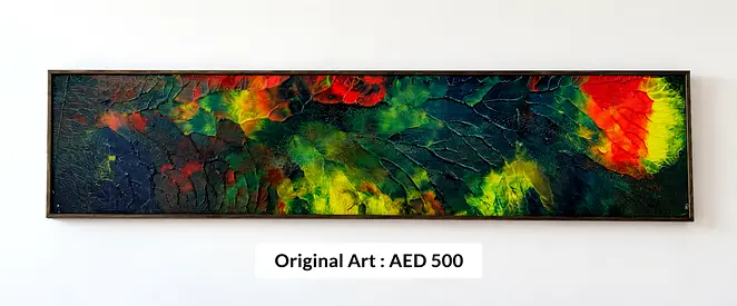 Wall Painting on a Solid Wooden Frame