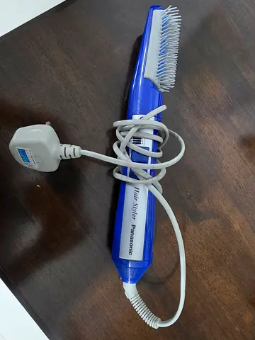 Panasonic Hair Styler Straightener Brush - Used, Working