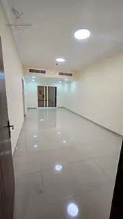 Two-bedroom apartment with a living room for rent in Al Jurf 3, Ajman | Spacious, with central air c