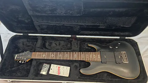Schecter Demon 8 with Gator Hard Case - 8-strings