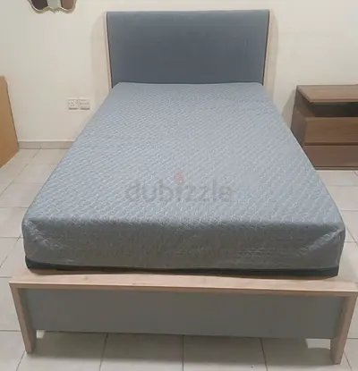 Brand New Single Bed with Medicated Mattress (120x200)