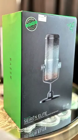 Razer Seiren Elite Professional Microphone - Used ONCE for Less Than 2 Hours! (Brand New Condition)