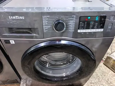 Samsung Front Load Washing Machine - 8kg, Grey, Working Condition