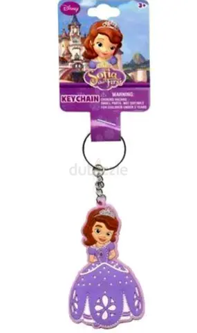 Disney Sofia the First Purple Dress Keychain / Keyring