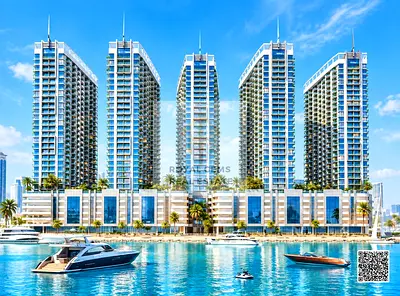 Spacious 1-Bedroom Apartment for Sale | Ajman Creek Towers | AED 700K
