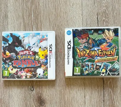 Nintendo DS & #DS Games- Pokemon Rumble + Inazuma Eleven
