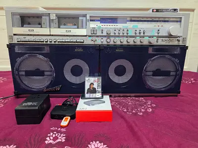 SHARP GF-999 “THE SEARCHER-W” – RARE JAPANESE FLAGSHIP BOOMBOX – FULLY SERVICED & RESTORED
