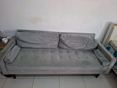 Free Grey 3-seater sofa in good condition