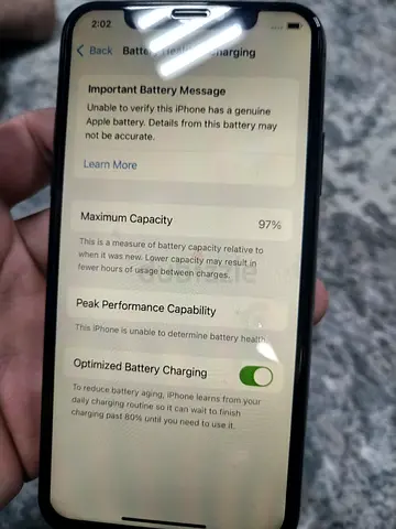 iPhone in good condition — Battery at 97% I phone xs 256gb full cleen baypas. Sim working no face id