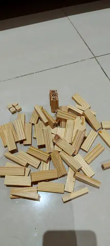 Set of Wooden Building Blocks