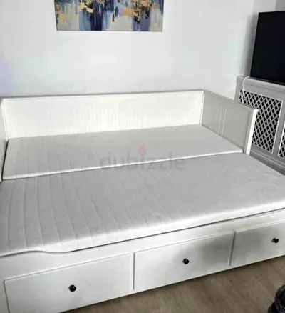 IKEA Hamnes day bed with 2 mattress and 3store