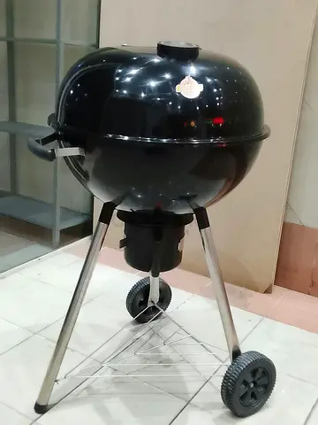 Purefire 57cm Master Kettle Charcoal BBQ Grill Black | Heavy-Duty, High-Heat Retention, Adjustable