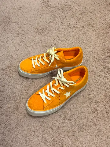 Converse One Star Orange Suede Sneakers EU 39.5