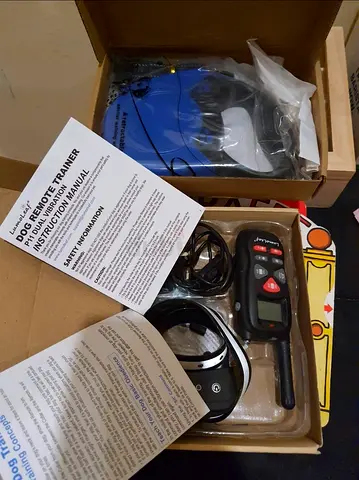 Dog Remote Trainer Collar with Two Receivers and Manuals. Brandnew. Unused. AED 95 Only!